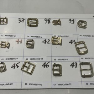 Khóa trang trí kim loại cho giày túi xách nhiều mẫu thuộc da huy hoàng 004
