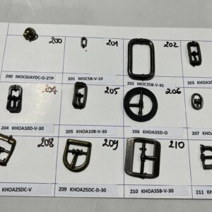 Khóa trang trí kim loại cho giày túi xách nhiều mẫu thuộc da huy hoàng 007