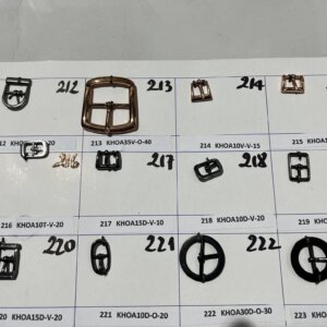 Khóa trang trí kim loại cho giày túi xách nhiều mẫu thuộc da huy hoàng 008