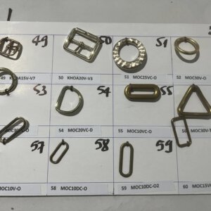 Khóa trang trí kim loại cho giày túi xách nhiều mẫu thuộc da huy hoàng 012