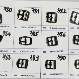 Khóa trang trí kim loại cho giày túi xách nhiều mẫu thuộc da huy hoàng 014