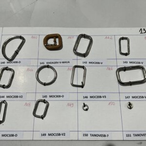Khóa trang trí kim loại cho giày túi xách nhiều mẫu thuộc da huy hoàng 019
