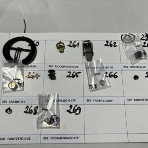 Khóa trang trí kim loại cho giày túi xách nhiều mẫu thuộc da huy hoàng 025