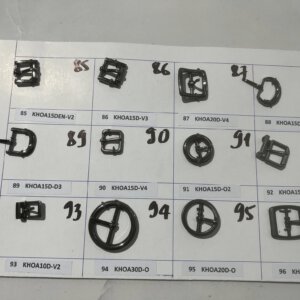 Khóa trang trí kim loại cho giày túi xách nhiều mẫu thuộc da huy hoàng 028