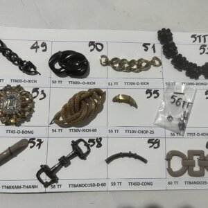 Khóa trang trí kim loại cho giày túi xách nhiều mẫu thuộc da huy hoàng 029