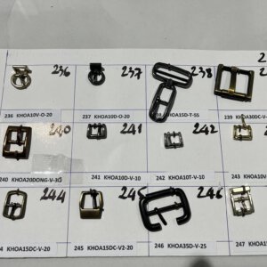 Khóa trang trí kim loại cho giày túi xách nhiều mẫu thuộc da huy hoàng 031