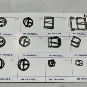 Khóa trang trí kim loại cho giày túi xách nhiều mẫu thuộc da huy hoàng 034