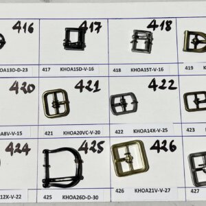 Khóa trang trí kim loại cho giày túi xách nhiều mẫu thuộc da huy hoàng 035