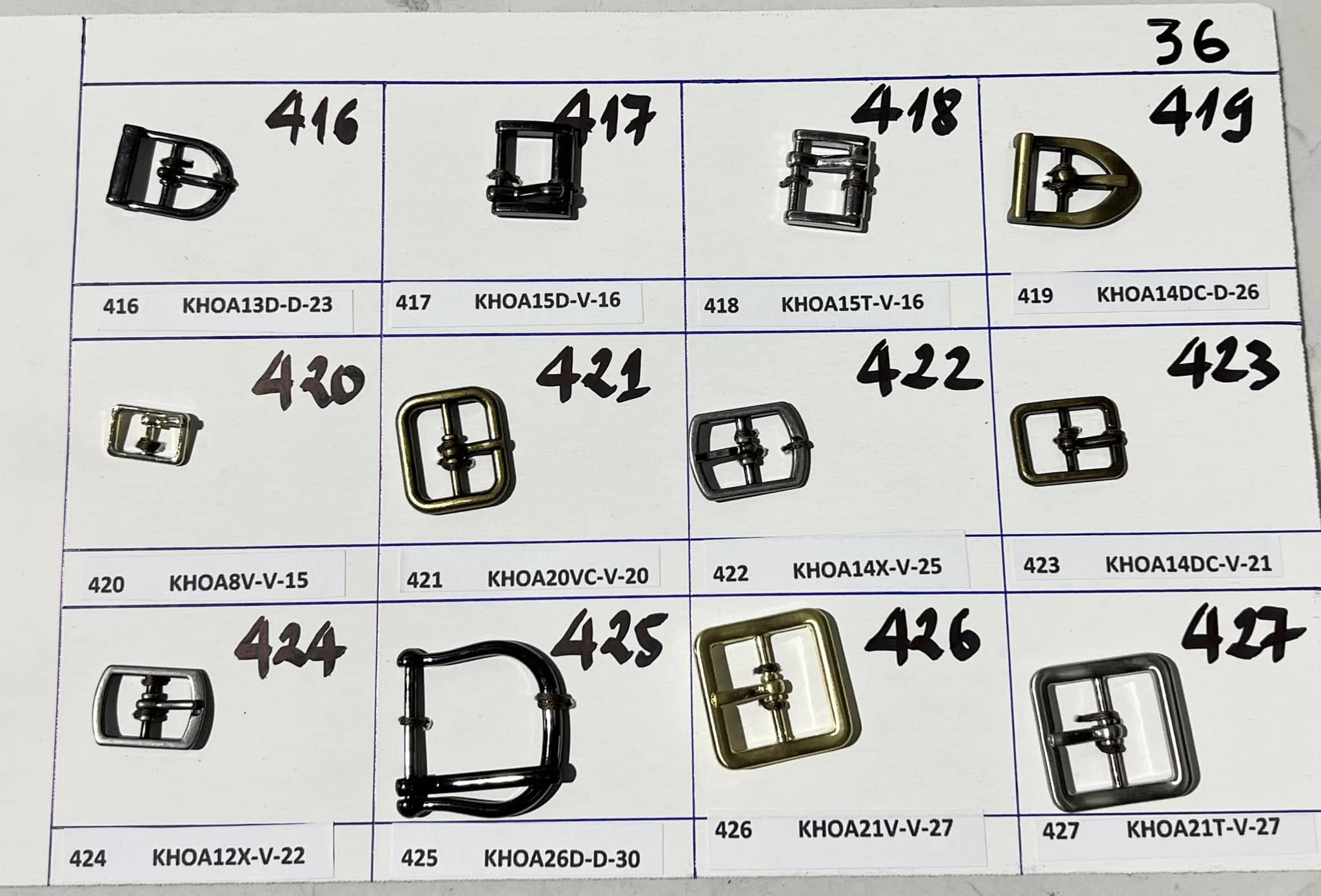 474186818_570426519157019_3387710957340608406_n Khóa trang trí kim loại cho giày túi xách nhiều mẫu thuộc da huy hoàng 035