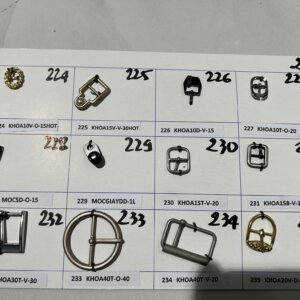 Khóa trang trí kim loại cho giày túi xách nhiều mẫu thuộc da huy hoàng 036