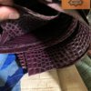Bán thuộc Da bò dập vân cá sấu cácmàu thuộc da huy hoàng 001